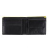 Black Stripe Leather Wallet