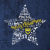 Christmas Star Greetings Card