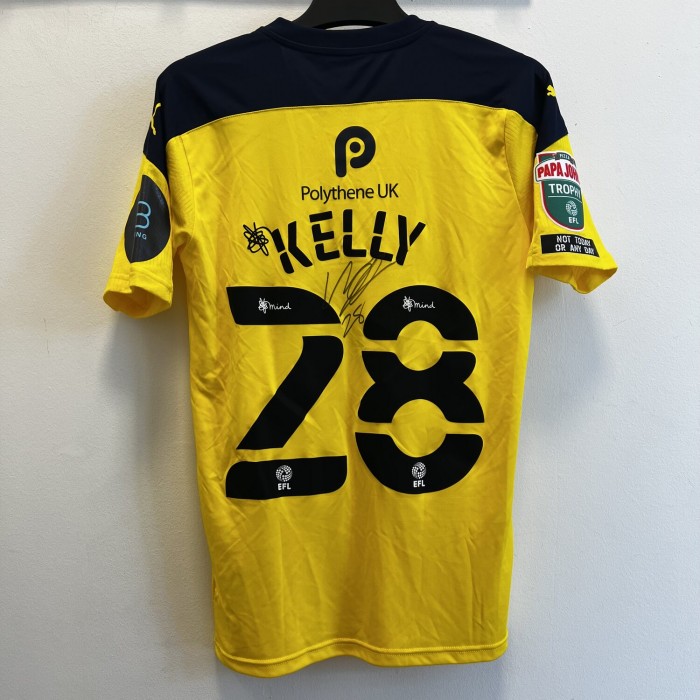 Liam Kelly Match Issue & Signed 2020/21 Home Shirt