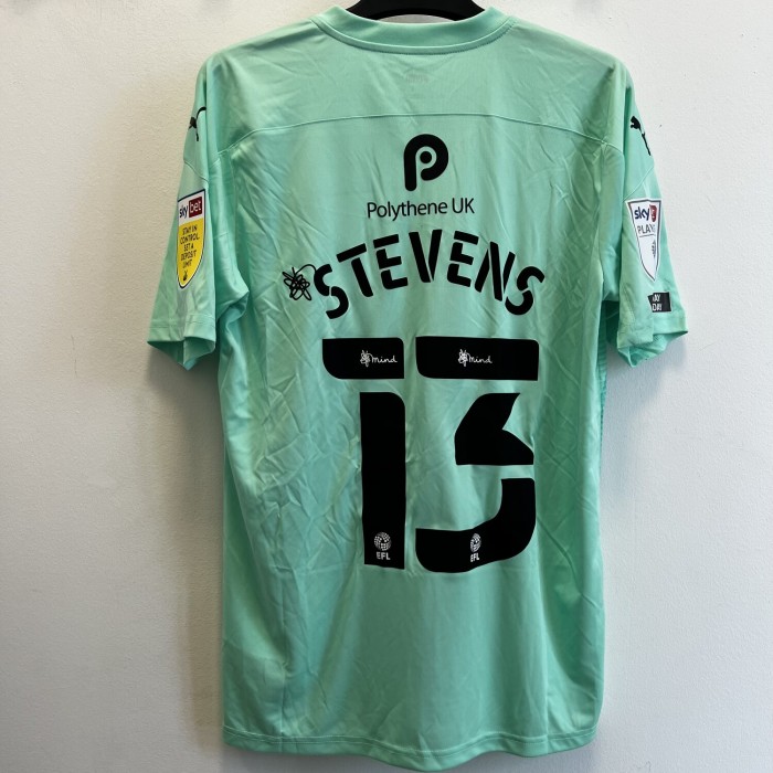 Stevens Player Issue Signed 2020/21 Play Off Shirt