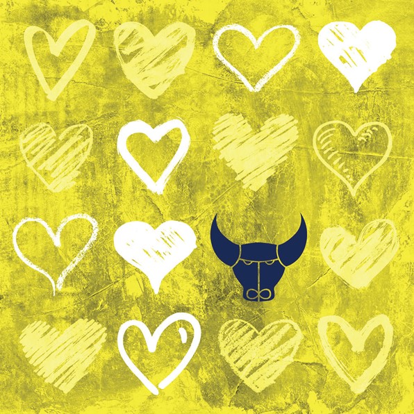 OUFC Hearts Card