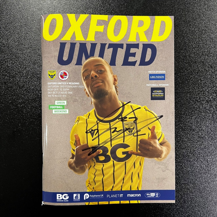 Signed Programme v Reading 23/24