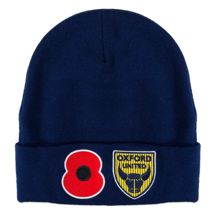 RBL Poppy x OUFC Bobble Hat