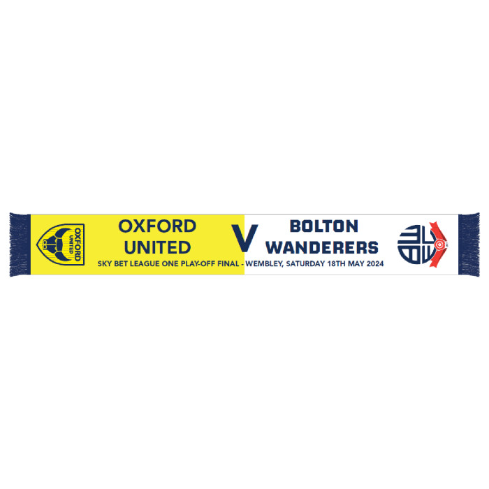 23/24 Play Off Final 50/50 Scarf