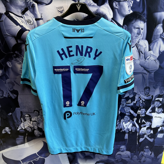 Matchworn & Signed 2023/24 Third Shirt - HENRY