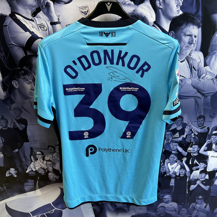 Matchworn & Signed 2023/24 Third Shirt - ODONKOR