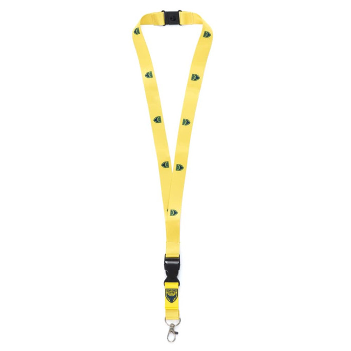 Yellow Crest Lanyard
