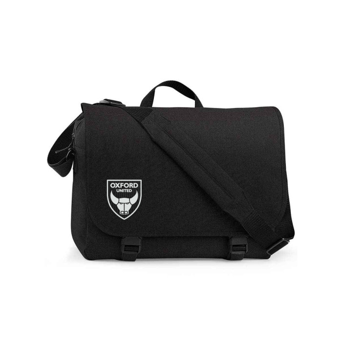 Crest Messenger Bag Black * Crest Messenger Bag Black *
