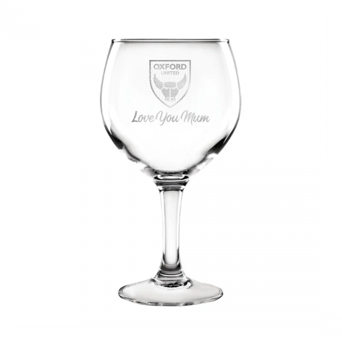 Love You Mum Gin Glass *